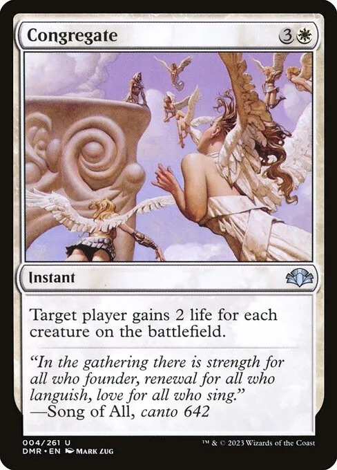 Congregate · Dominaria Remastered 4/457