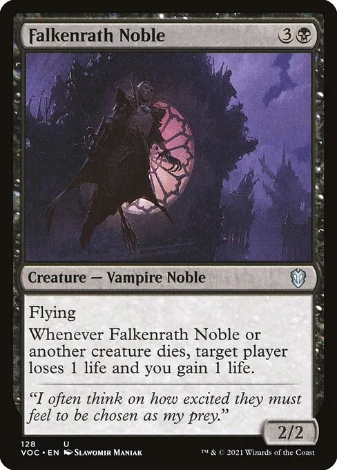 Falkenrath Noble · Crimson Vow Commander 128/188