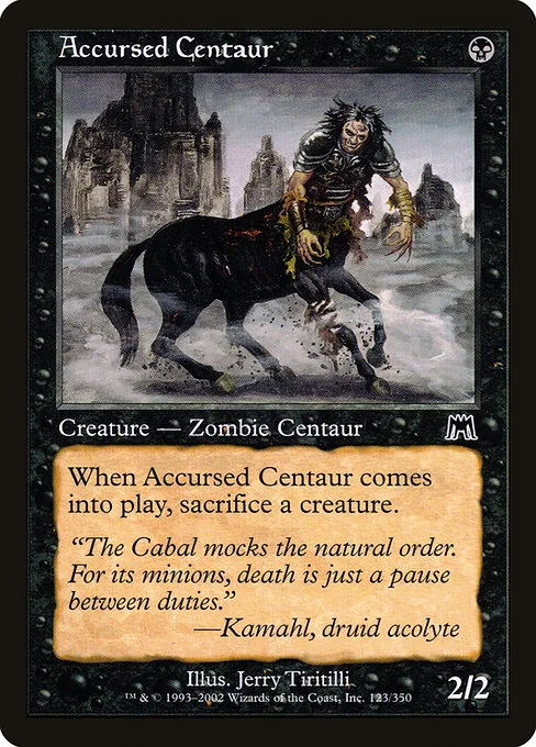 Accursed Centaur · Onslaught 123/351