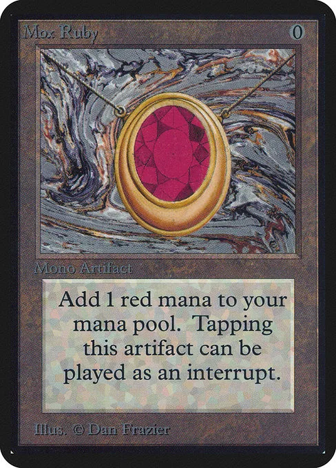 Mox Ruby · Limited Edition Alpha 264/295