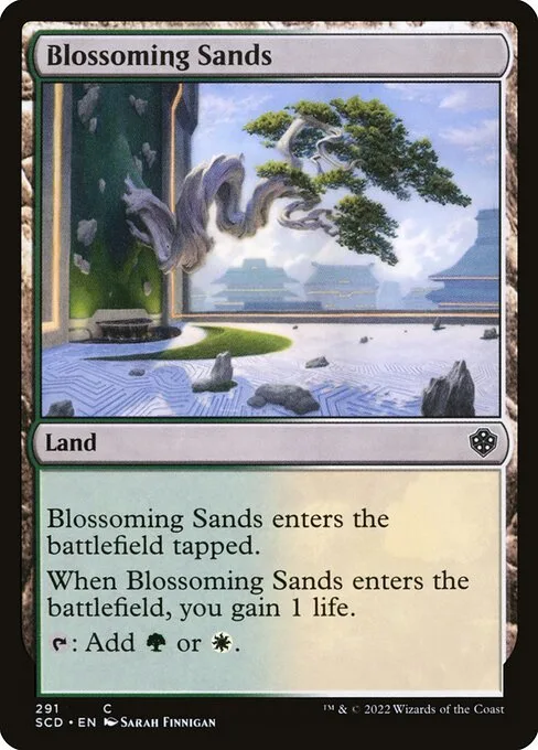 Blossoming Sands · Starter Commander Decks 291/352