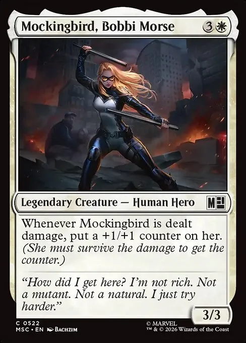 Mockingbird, Bobbi Morse · Marvel Super Heroes Commander 522/9