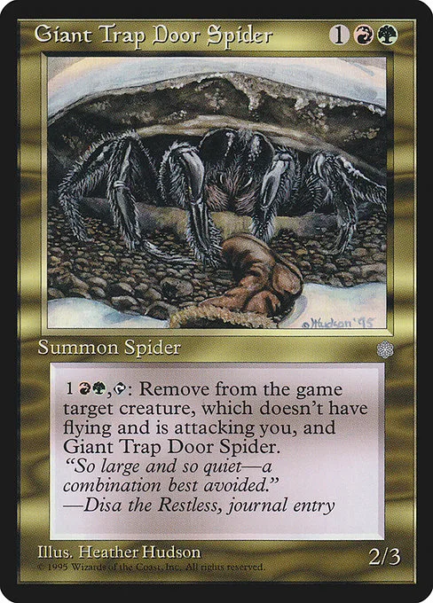 Giant Trap Door Spider · Ice Age 293/383