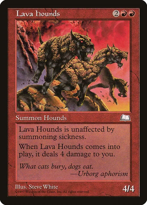 Lava Hounds · Weatherlight 109/167