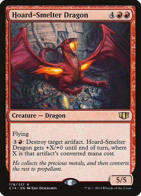 Hoard-Smelter Dragon · Commander 2014 178/337