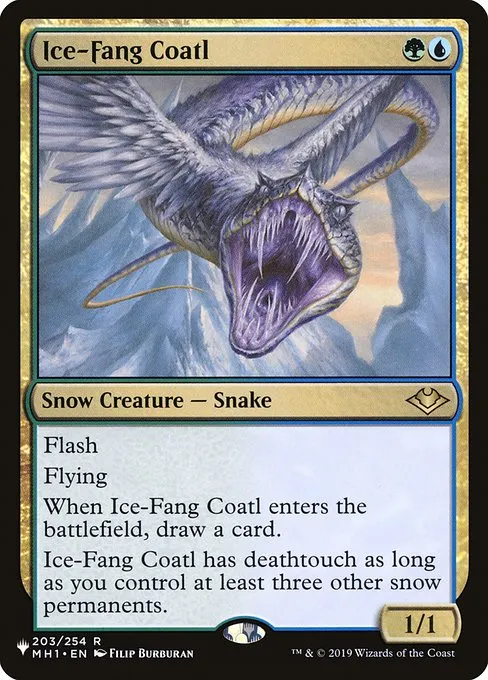 Ice-Fang Coatl · The List MH1-203/5050