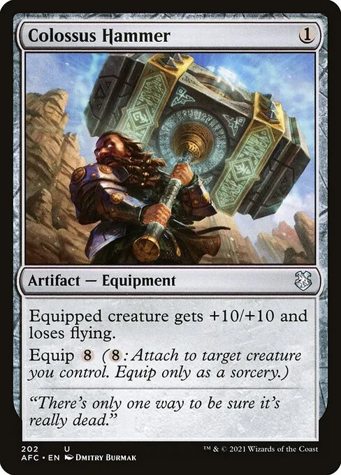 Colossus Hammer · Forgotten Realms Commander 202/331