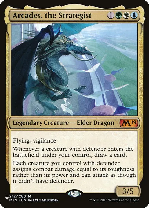 Arcades, the Strategist · The List M19-212/5050