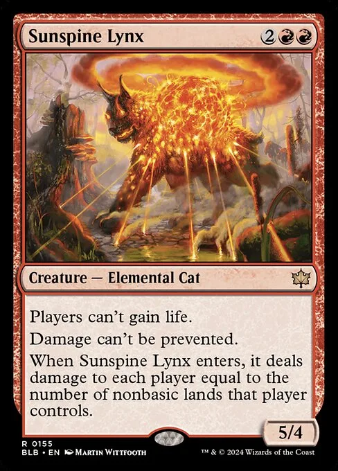 Sunspine Lynx · Bloomburrow 155/398