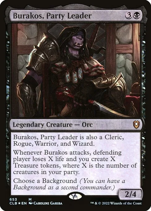 Burakos, Party Leader · Commander Legends: Battle for Baldur's Gate 653/936