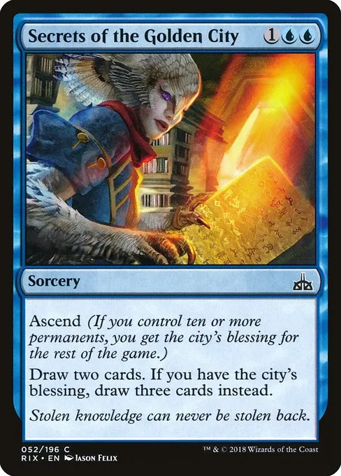 Secrets of the Golden City · Rivals of Ixalan 52/205
