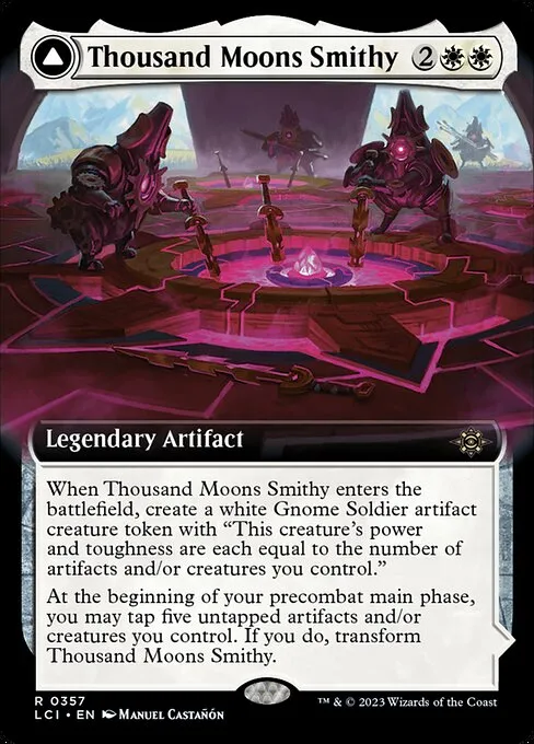 Thousand Moons Smithy // Barracks of the Thousand · The Lost Caverns of Ixalan 357/416