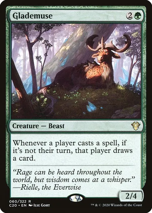 Glademuse · Commander 2020 60/322