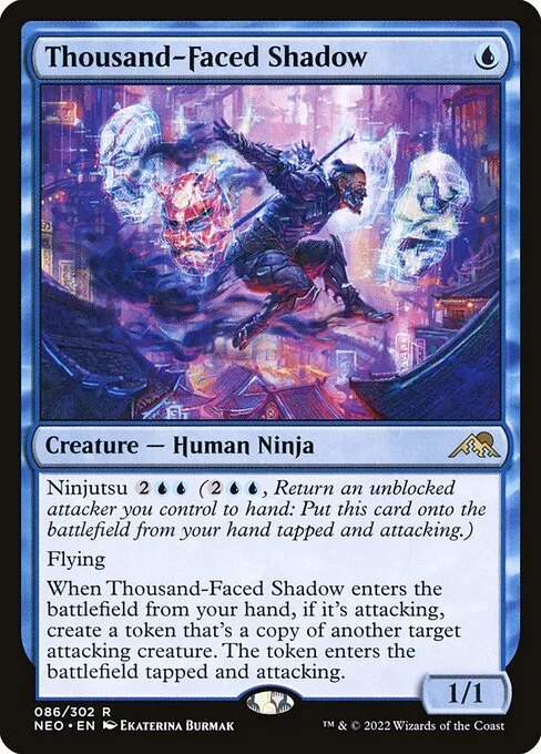Thousand-Faced Shadow · Kamigawa: Neon Dynasty 86/531