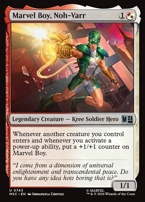 Marvel Boy, Noh-Varr · Marvel Super Heroes Commander 743/9