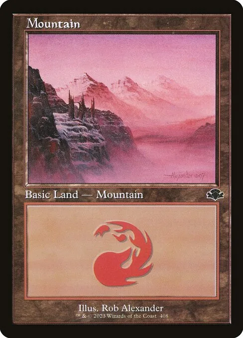 Mountain · Dominaria Remastered 408/457
