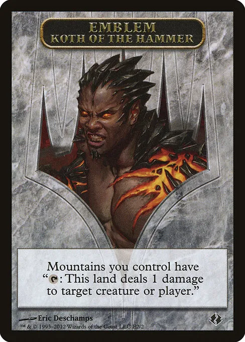 Koth of the Hammer Emblem · Duel Decks: Venser vs. Koth Tokens 2/2