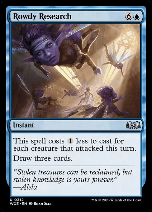 Rowdy Research · Wilds of Eldraine 312/381