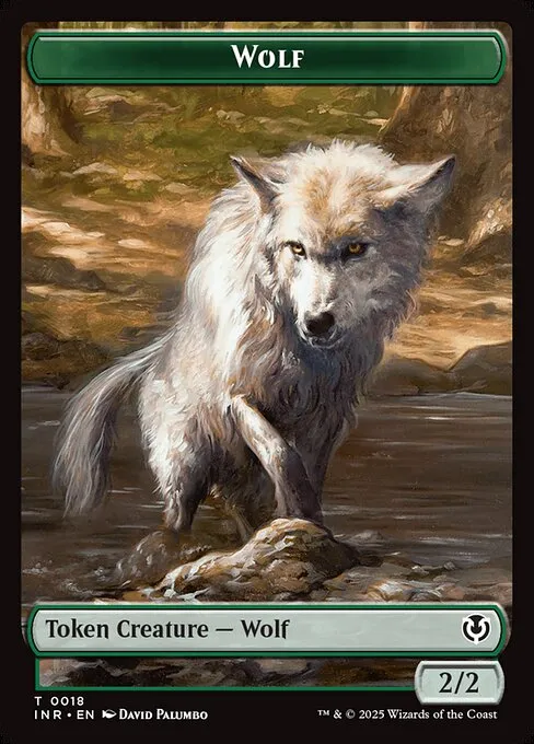 Wolf · Innistrad Remastered Tokens 18/27