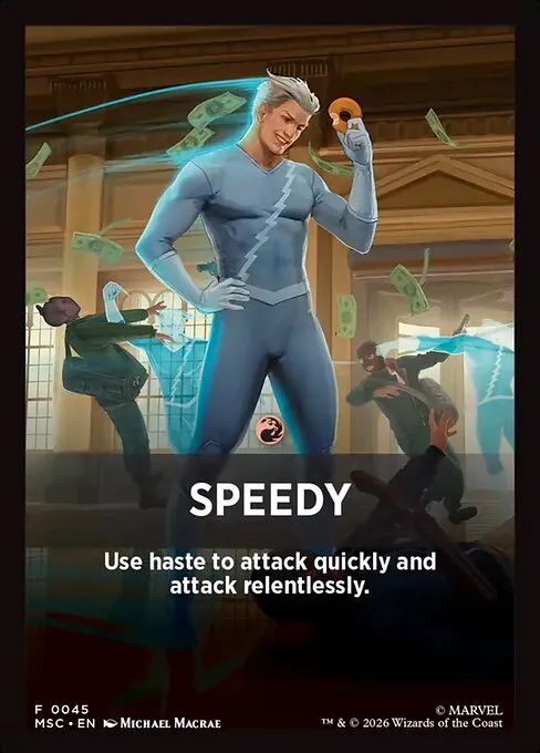 Speedy · Marvel Super Heroes Jumpstart Front Cards 45/61