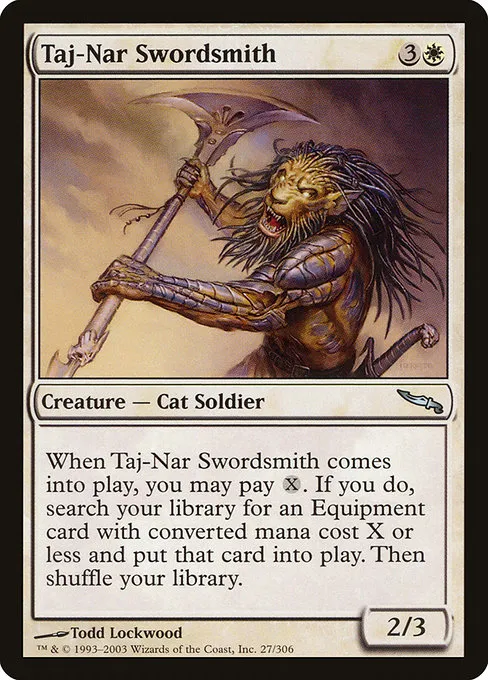 Taj-Nar Swordsmith · Mirrodin 27/306