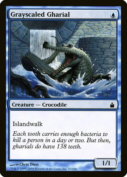 Grayscaled Gharial · Ravnica: City of Guilds 52/306