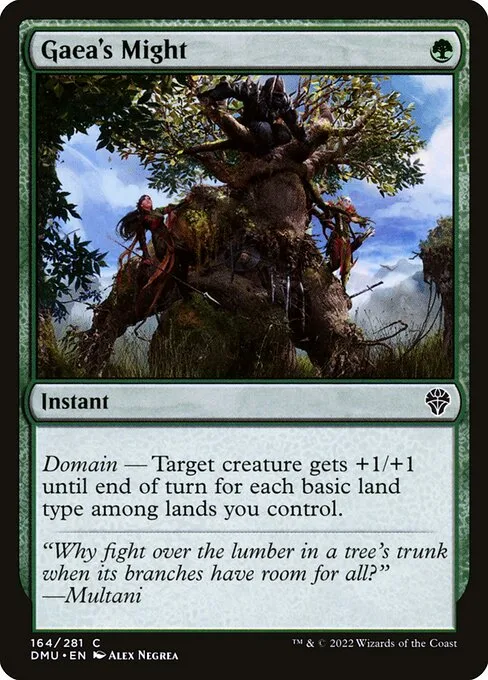 Gaea's Might · Dominaria United 164/453