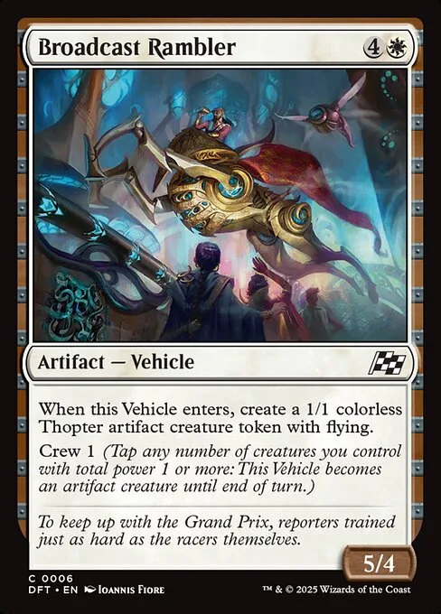 Broadcast Rambler · Aetherdrift 6/553