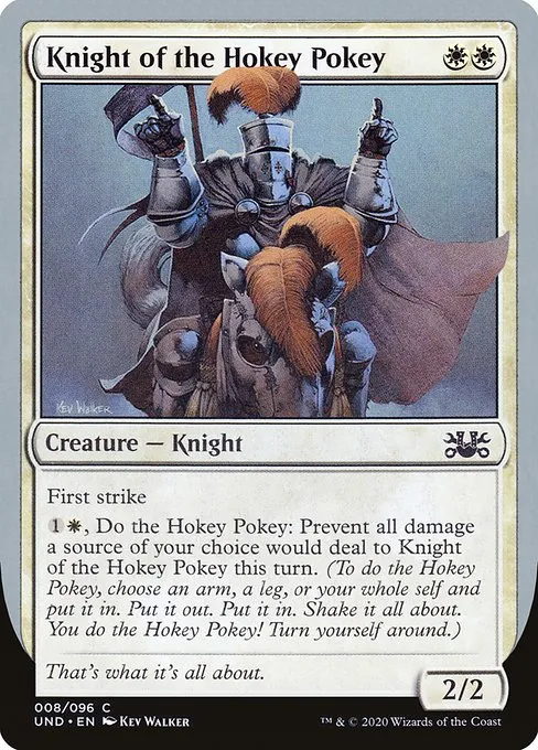 Knight of the Hokey Pokey · Unsanctioned 8/96