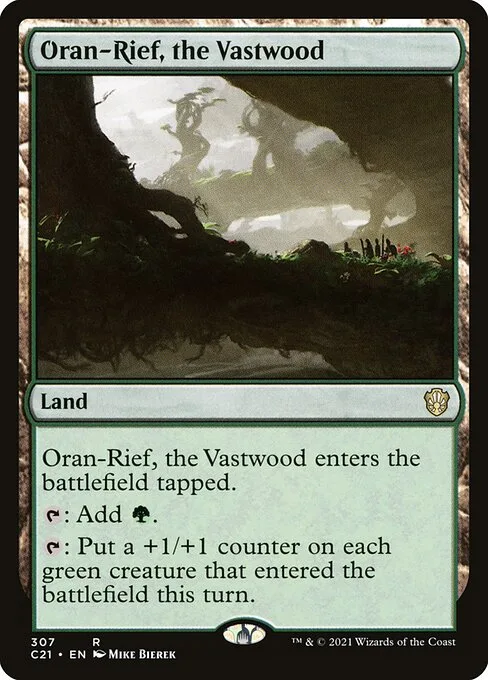 Oran-Rief, the Vastwood · Commander 2021 307/409