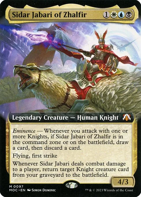 Sidar Jabari of Zhalfir · March of the Machine Commander 97/450
