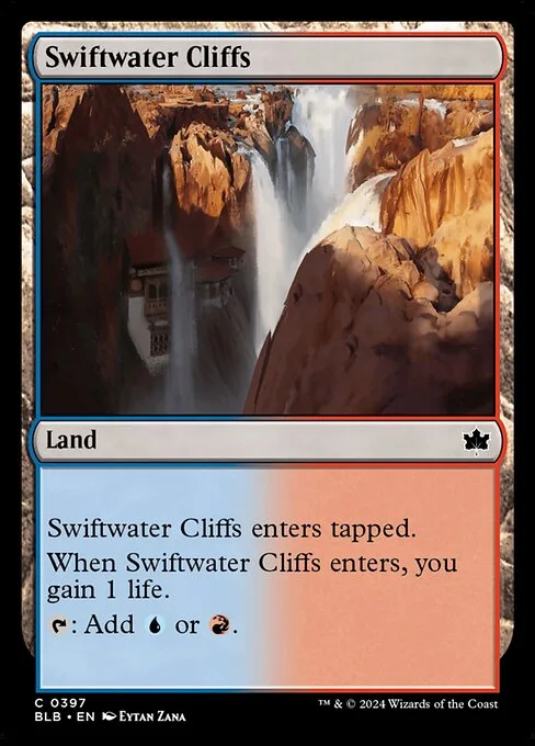 Swiftwater Cliffs · Bloomburrow 397/398