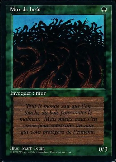 Wall of Wood · Foreign Black Border 226/307