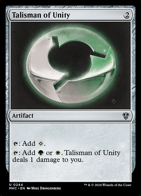 Talisman of Unity · Murders at Karlov Manor Commander 244/358