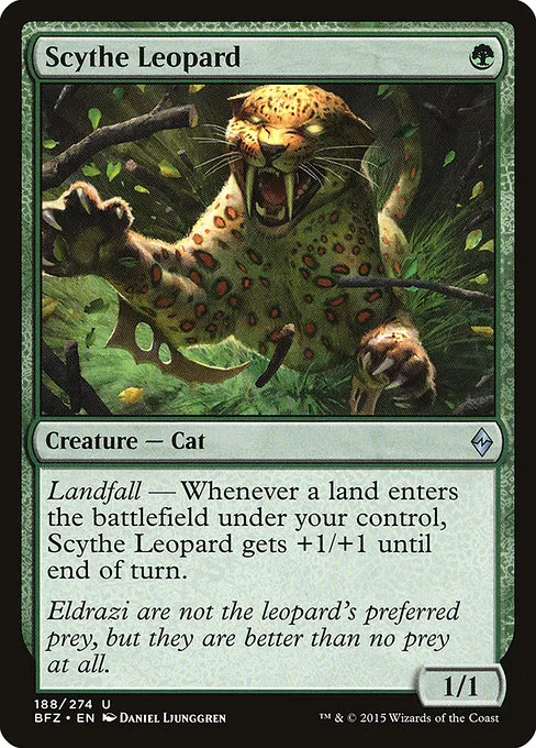 Scythe Leopard · Battle for Zendikar 188/299