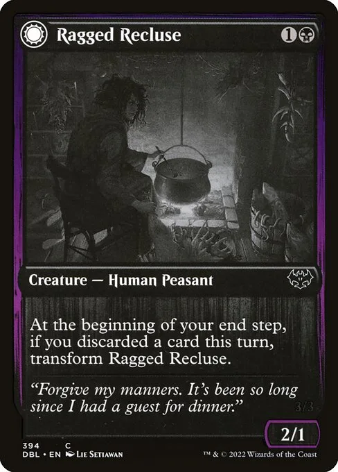 Ragged Recluse // Odious Witch · Innistrad: Double Feature 394/535