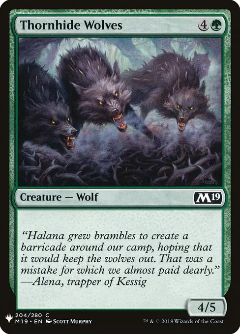 Thornhide Wolves · The List M19-204/5050