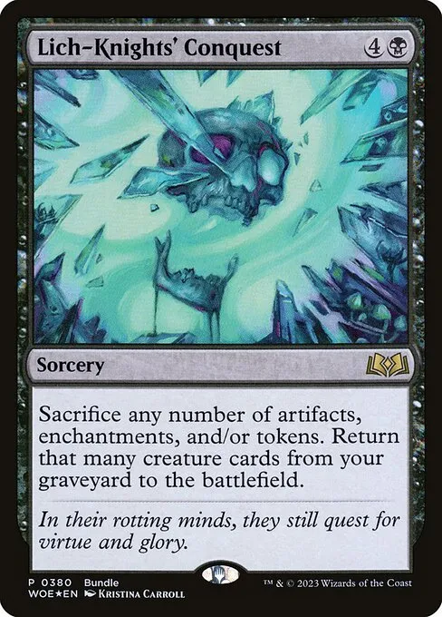 Lich-Knights' Conquest · Wilds of Eldraine 380/381
