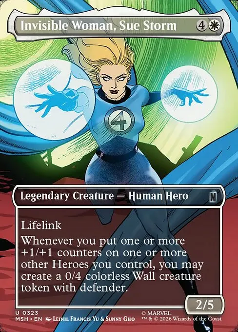 Invisible Woman, Sue Storm · Marvel Super Heroes 323/24