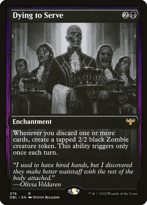 Dying to Serve · Innistrad: Double Feature 376/535