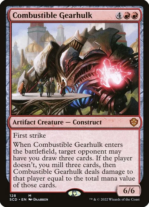 Combustible Gearhulk · Starter Commander Decks 128/352