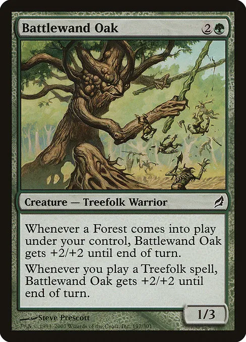 Battlewand Oak · Lorwyn 197/301
