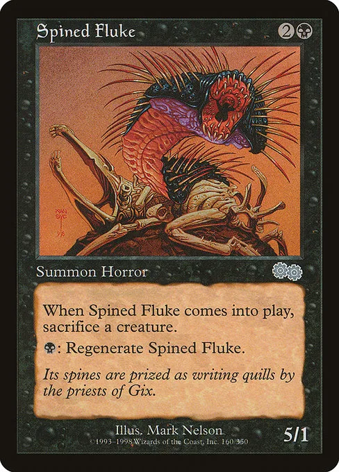 Spined Fluke · Urza's Saga 160/357