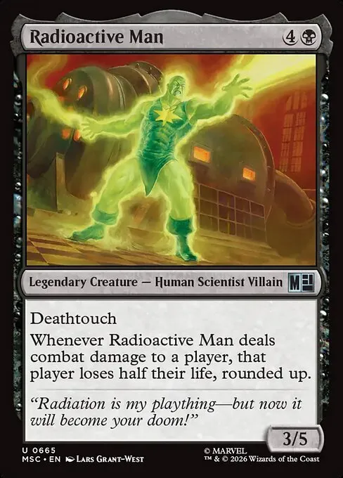 Radioactive Man · Marvel Super Heroes Commander 665/9