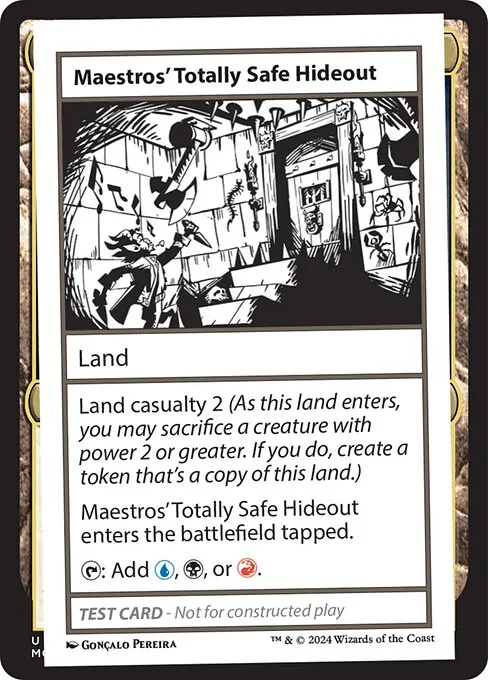 Maestros' Totally Safe Hideout · Mystery Booster 2 615/385