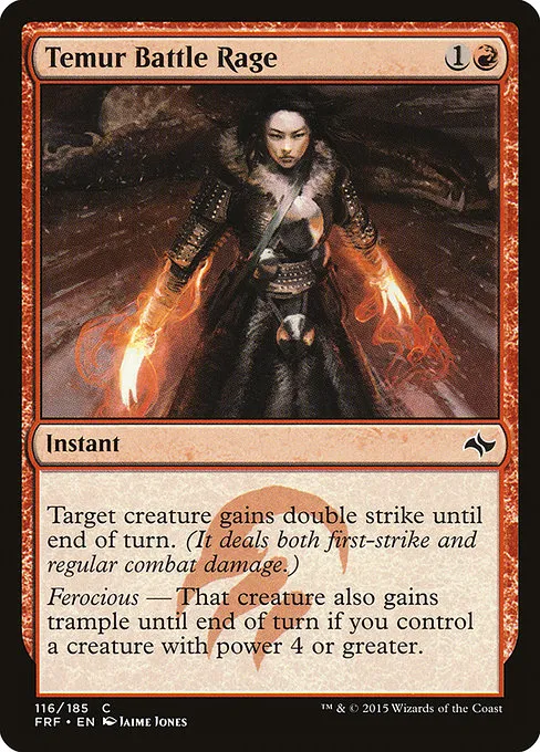 Temur Battle Rage · Fate Reforged 116/191