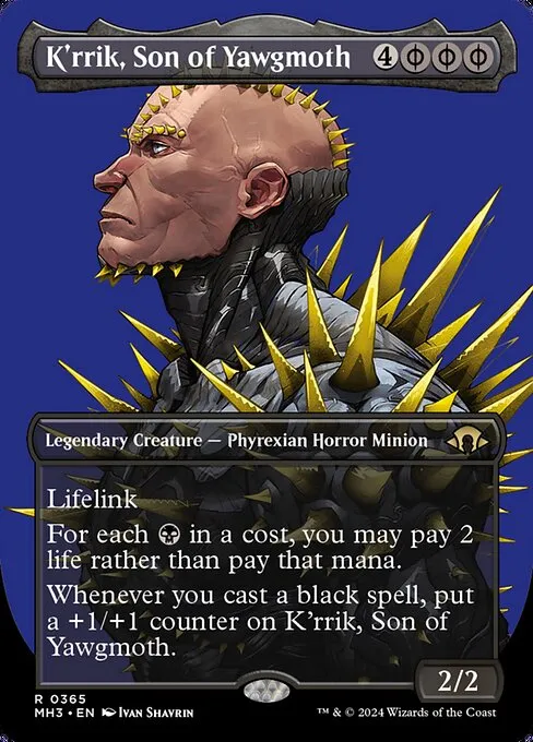K'rrik, Son of Yawgmoth · Modern Horizons 3 365/528