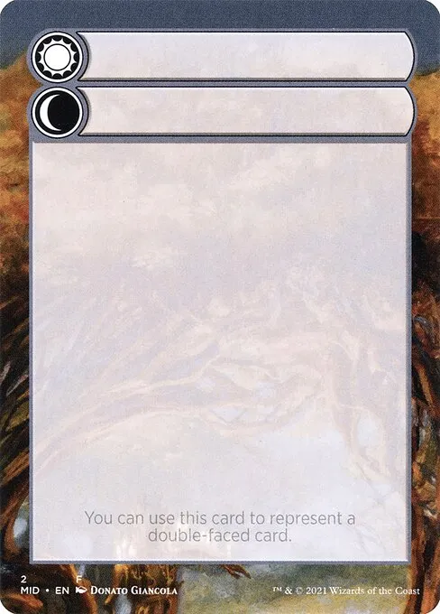Double-Faced Substitute Card · Innistrad: Midnight Hunt Substitute Cards 2/9
