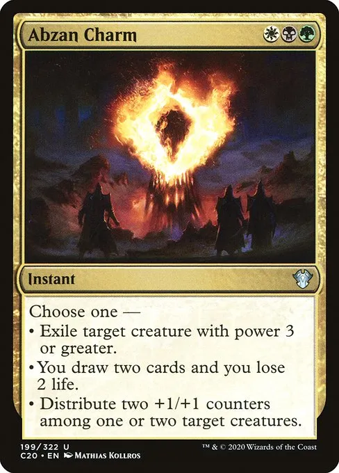 Abzan Charm · Commander 2020 199/322
