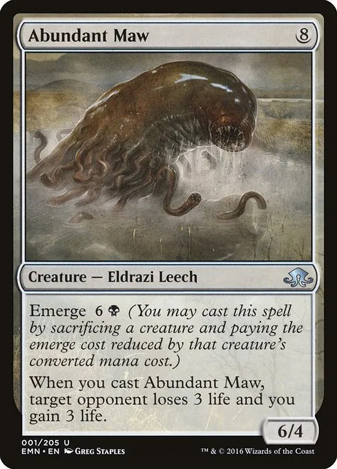 Abundant Maw · Eldritch Moon 1/208